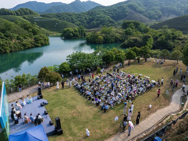 美丽茶山下
