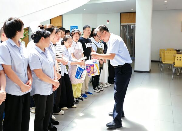 为进一步关心关爱在岗教职工